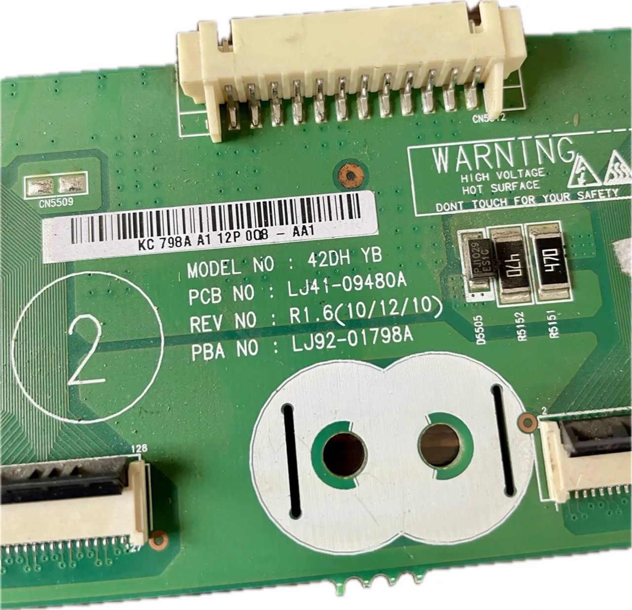 Placa Y-buffer Lj41-09480a Para A Tv Pl43d491a4g - Foto 3