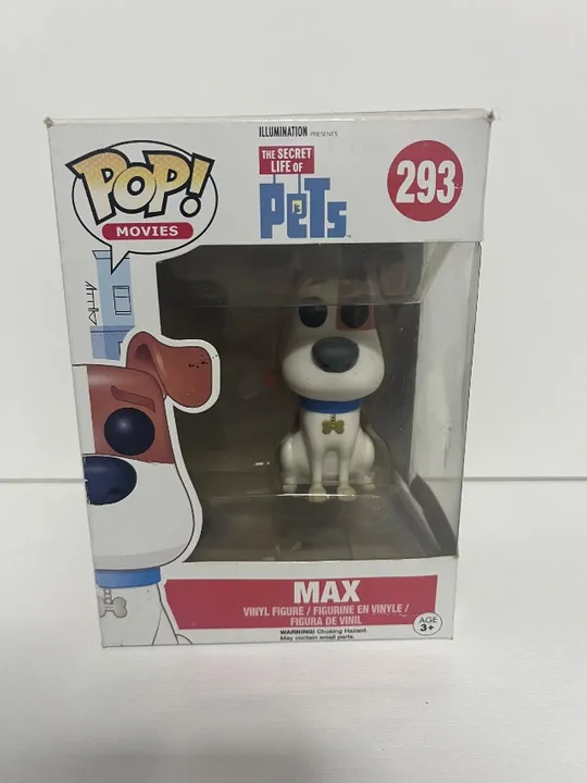 Funko pop Max, pets vida secreta dos bichos
