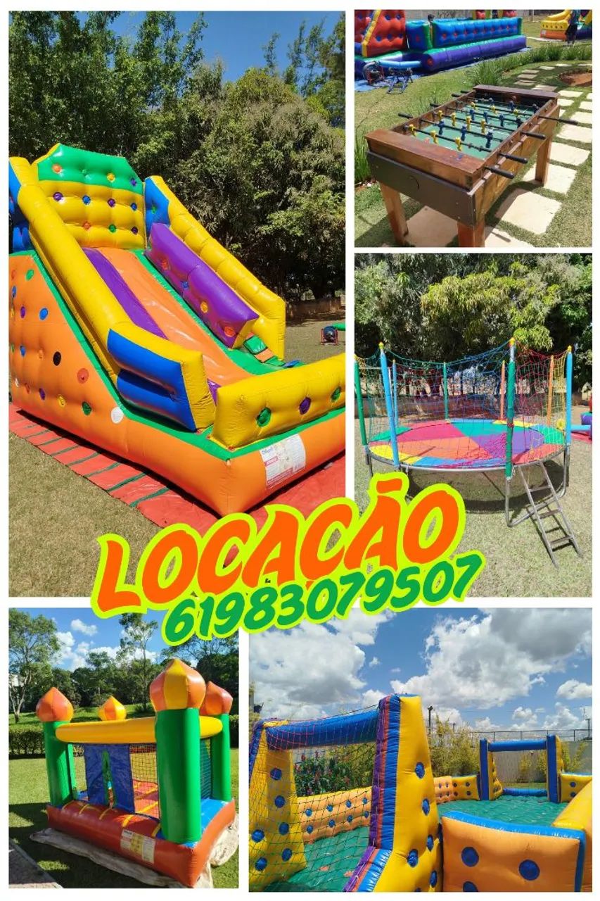 Algodão doce, Pipoca, Cama elástica Locação 
