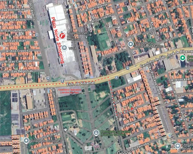 VENDO TERRENO DE 250m2 PRÓXIMO AO PÁTIO NORTE SHOPPING