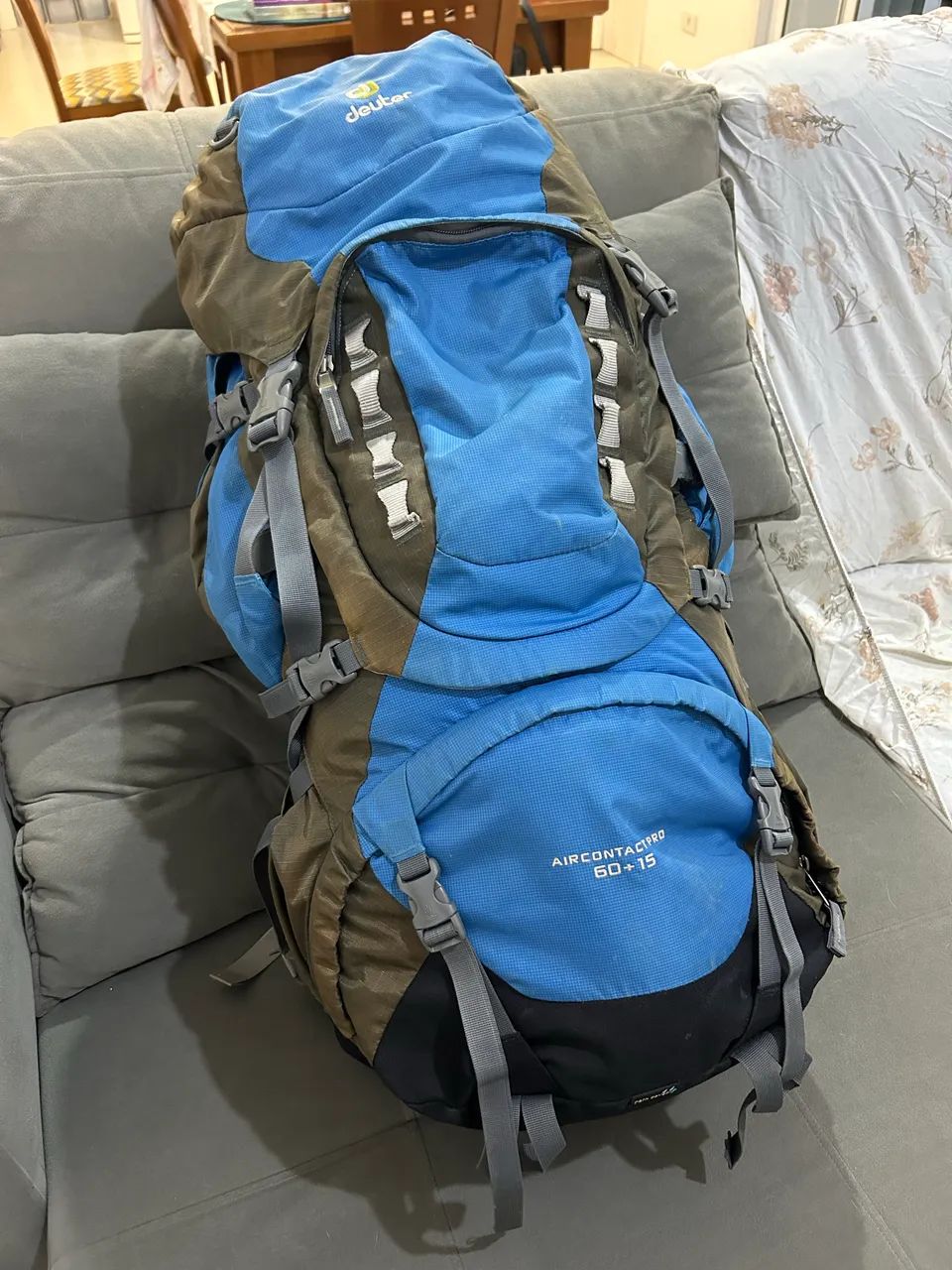 Mochila Deuter Aircontact Pro 60+15 com Transport Cover - Foto 3