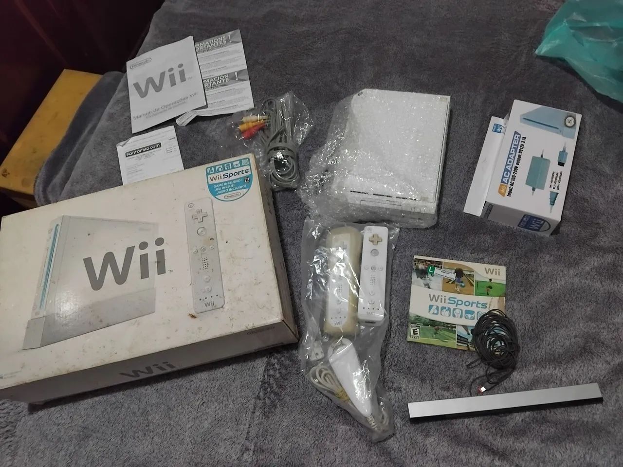 Nintendo wii americano 119 jogos 3 controles retro compativel game cube  - Foto 2
