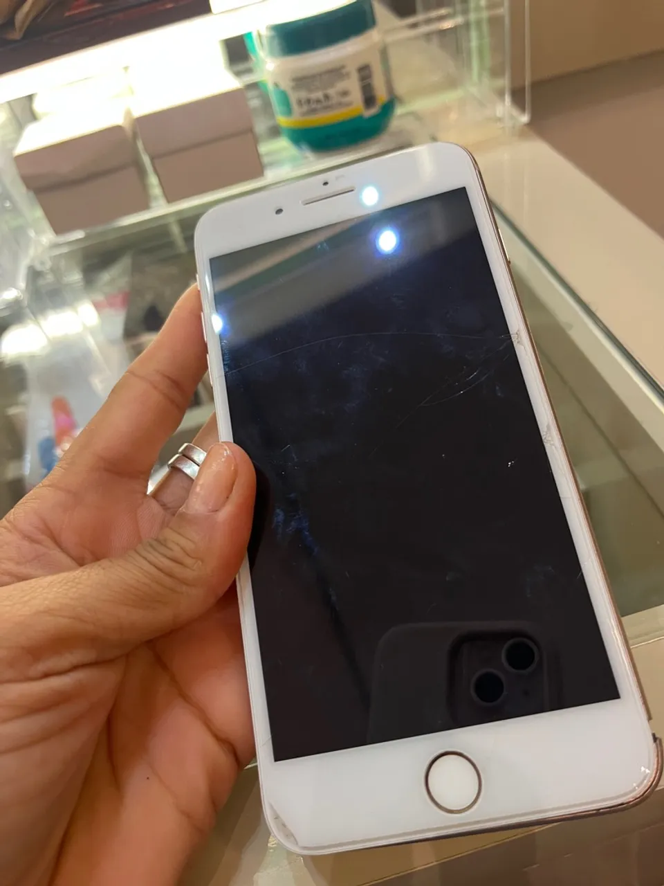 Tela de iPhone com avarias