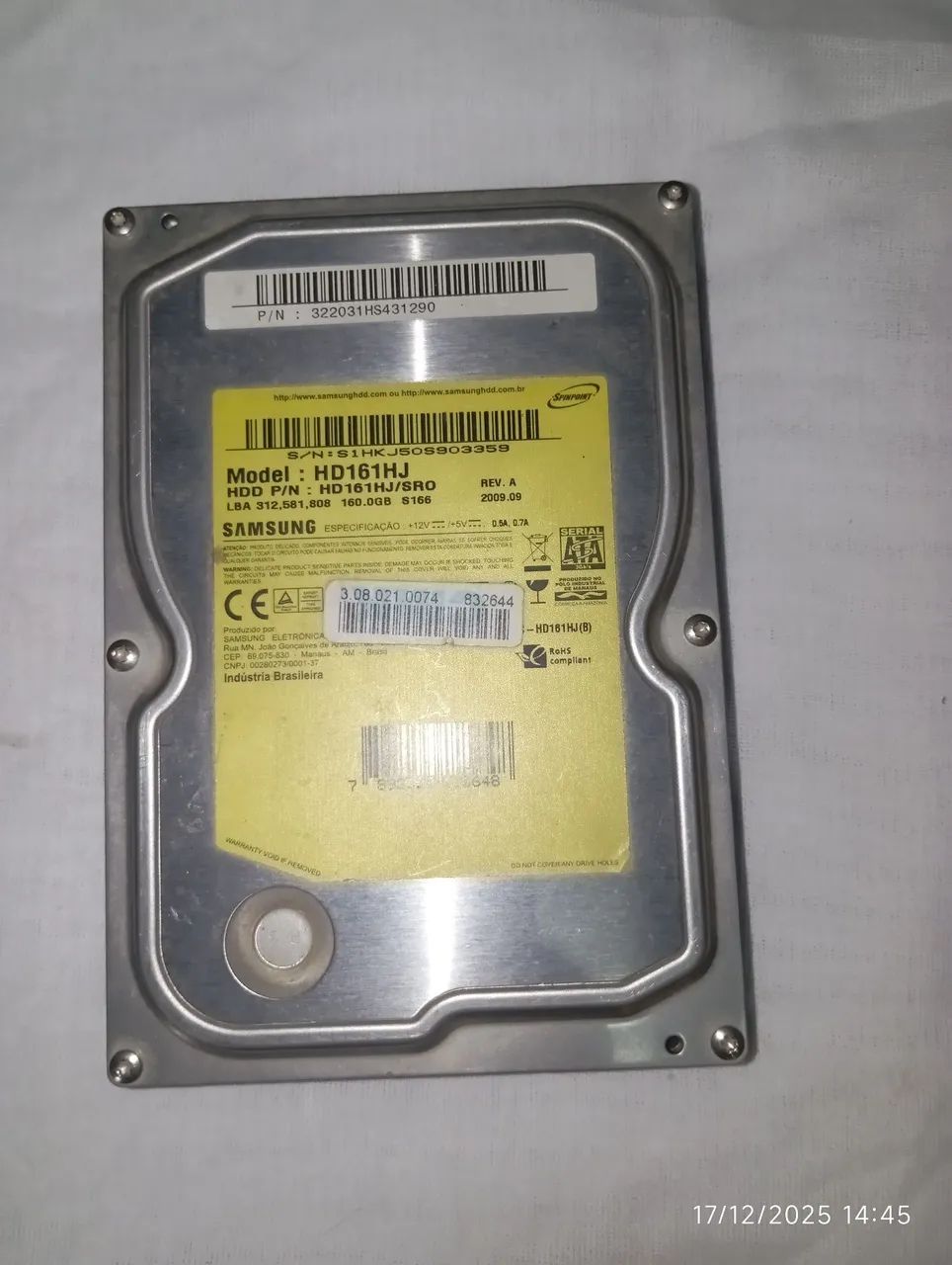 HD Sata 160 GIgas  Samsung para Computadores. - Foto 6