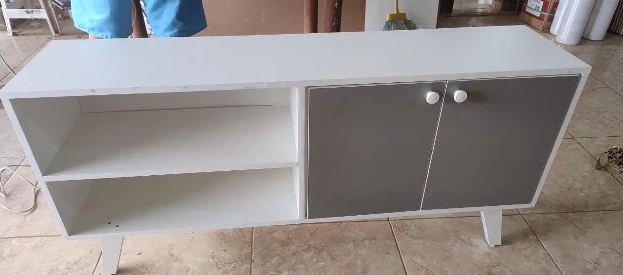 , rack em promoção aproveite 100% MDF para TV até 55 polegadas Valor  270$ ? - Foto 5