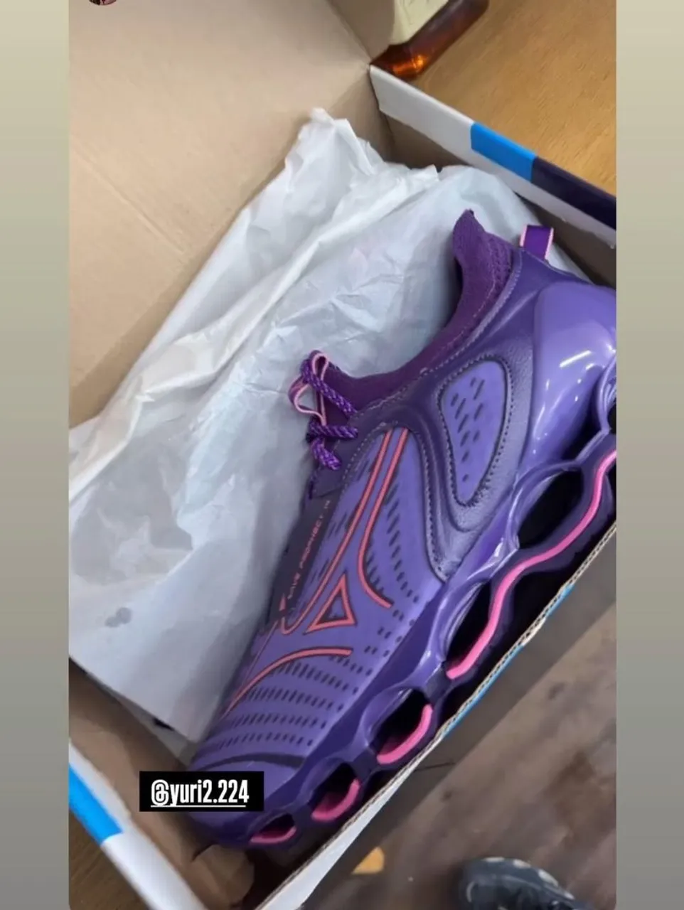 Tênis Mizuno Wave Prophecy 14 Roxo Original