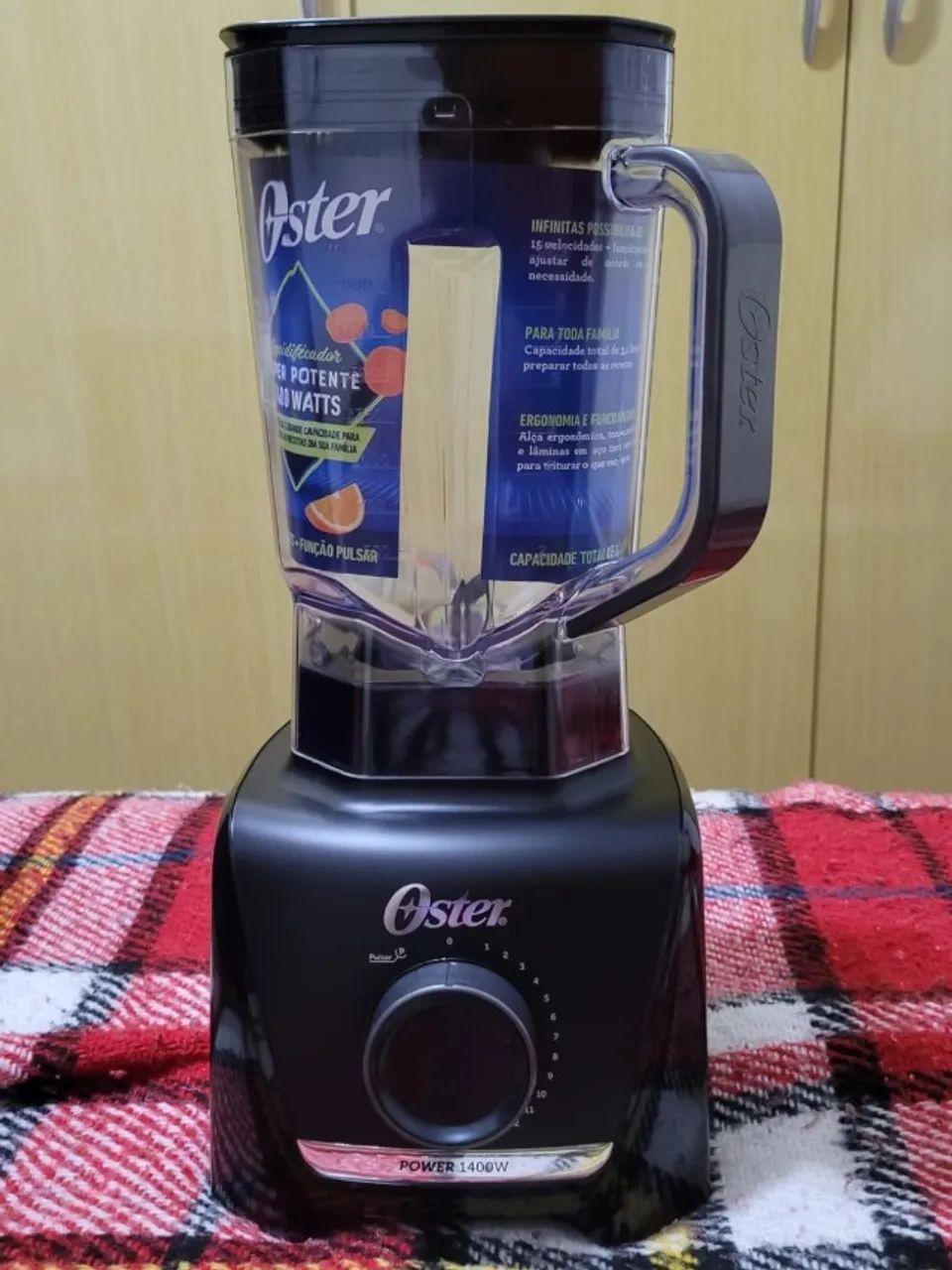 Liquidificador Oster 1400W 3,2 Litros - Novo - Foto 2