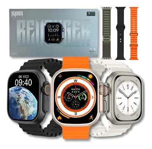 Smartwatch Ultra 49mm Revenger 3 em 1 - Foto 3