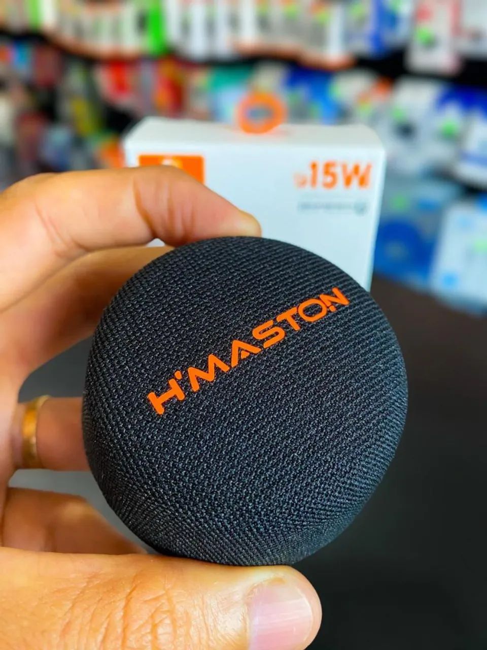 CAIXA DE SOM MINI HMASTON AM55 15W - Foto 5