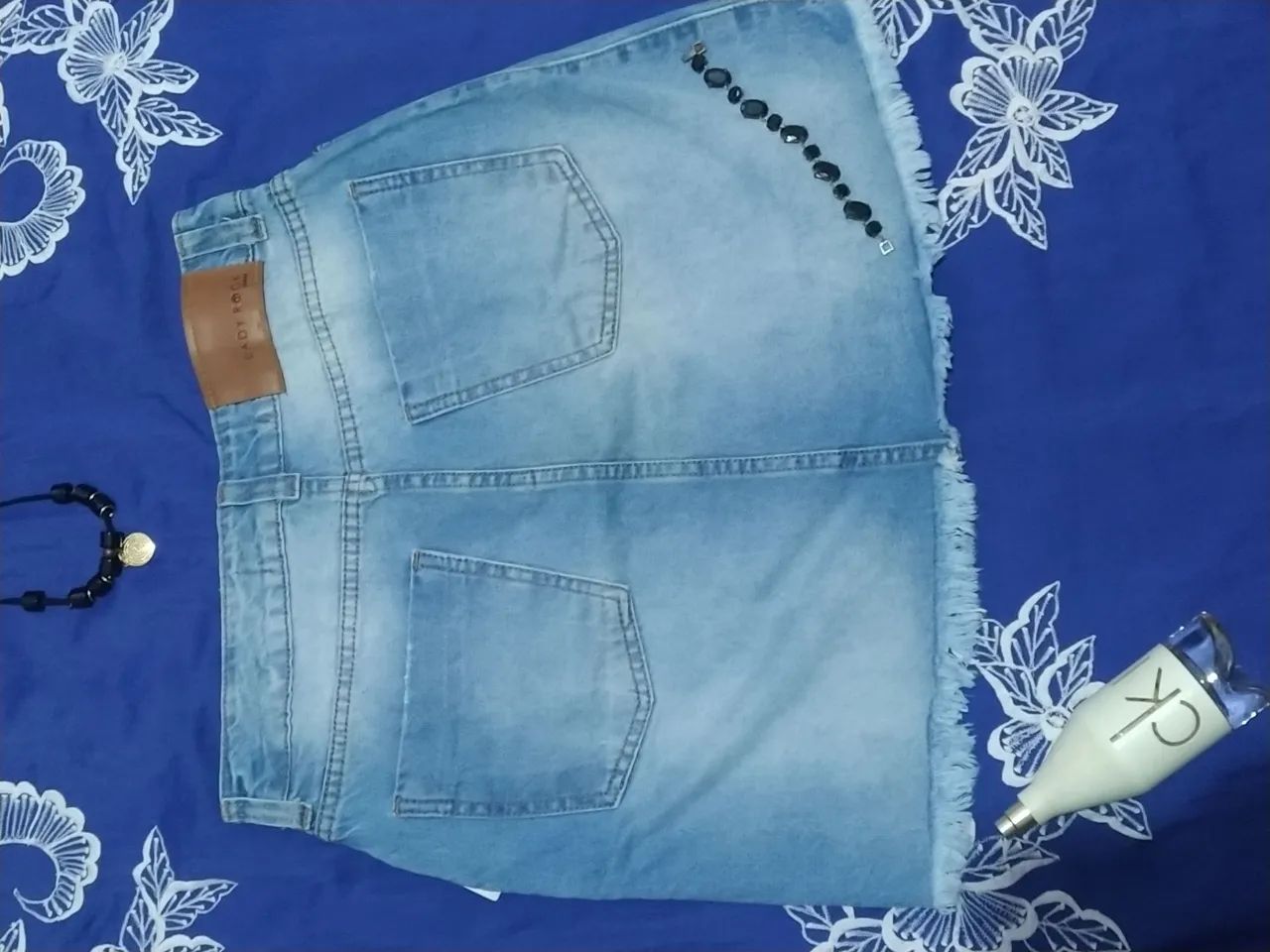 Saia Jeans Destroyed Lady Rock 40  - Foto 2