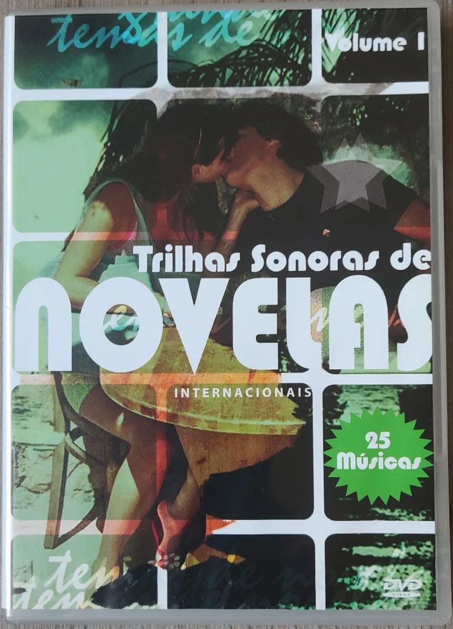 DVD Trilhas Sonoras de Novelas Internacionais - Volume 1 - CDs