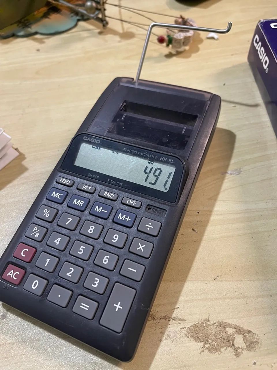 Calculadora com Impressão Casio HR-8L - Foto 2