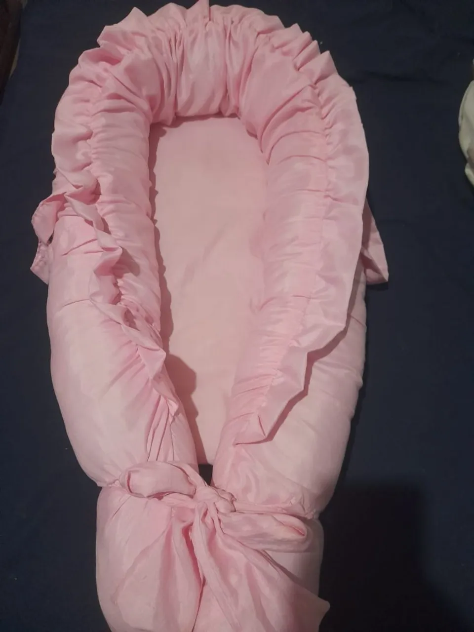 Ninho redutor de berço rosa bebê