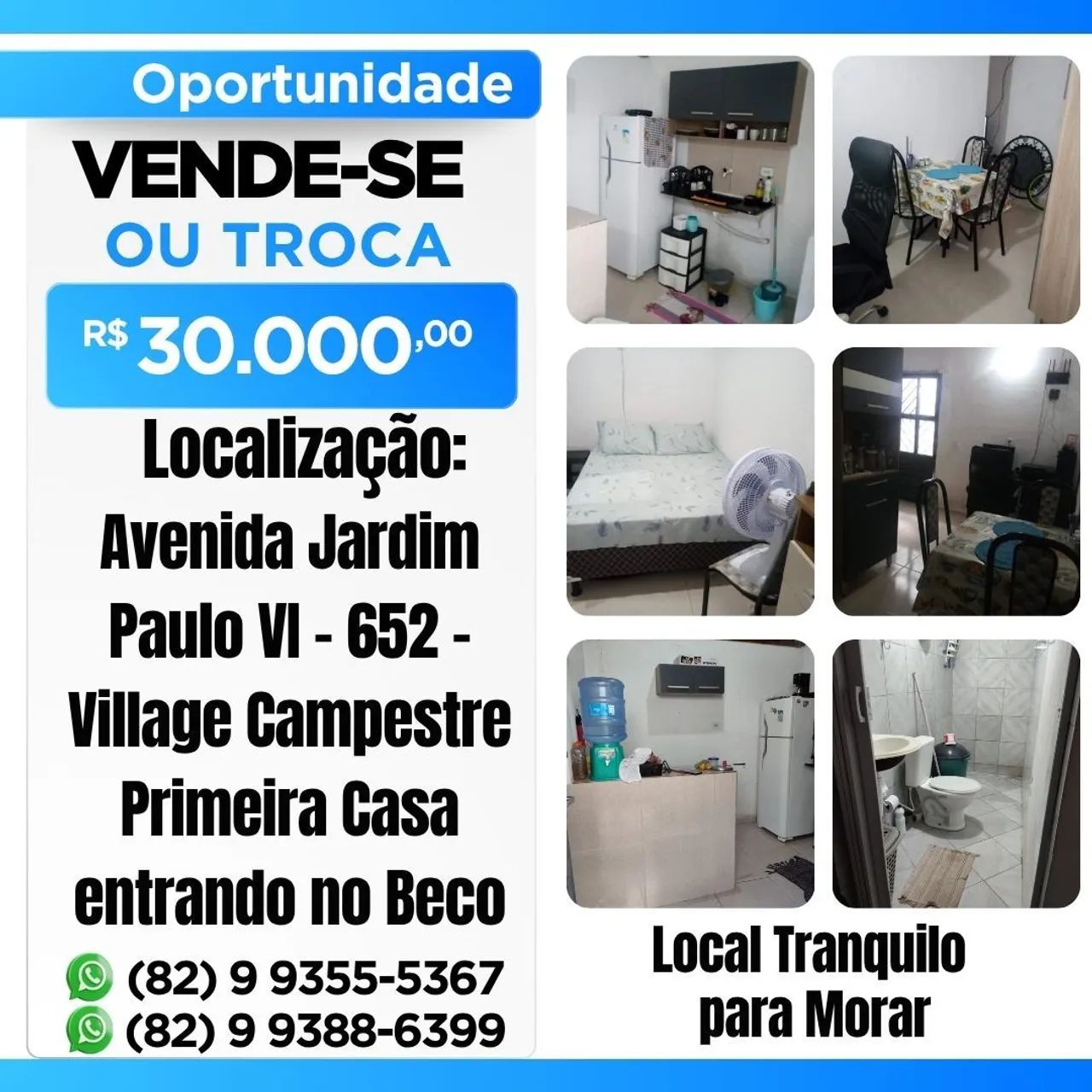 Casa tipo Kitnet 
