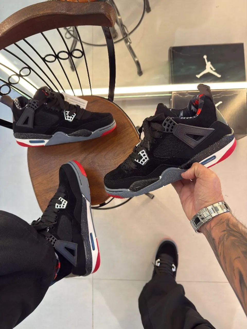 Tênis Jordan 4 retrô Masculino,Premium - Foto 3