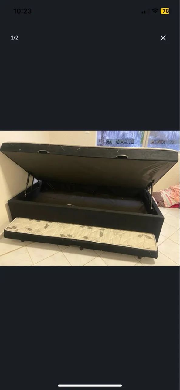 Cama Box de casal com cama auxiliar - Foto 2