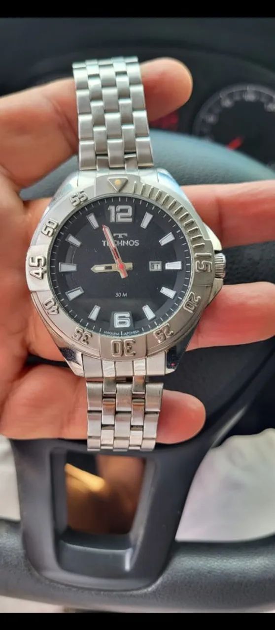 Relógio Technos Quartzo 50mm de Caixa em Ótimo Estado