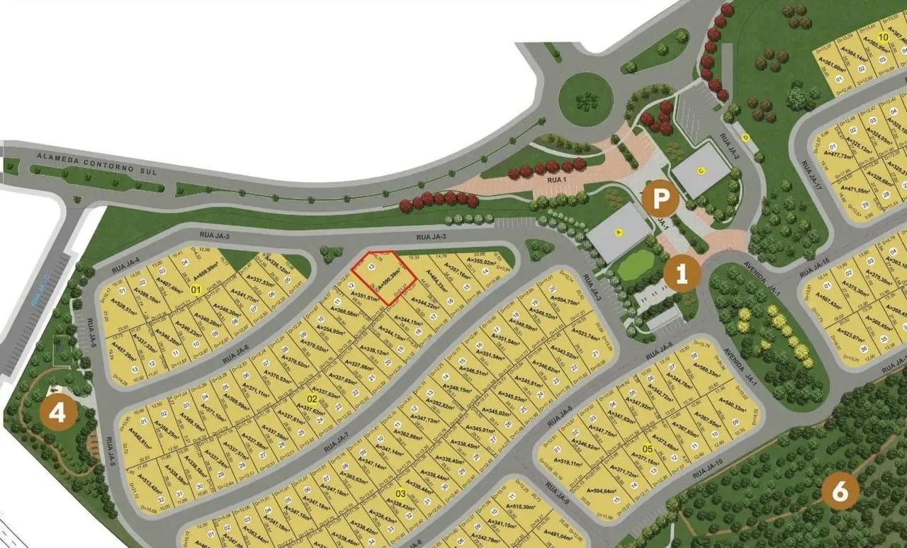 Lote no Condomínio Jardins Amsterdã - Goiânia