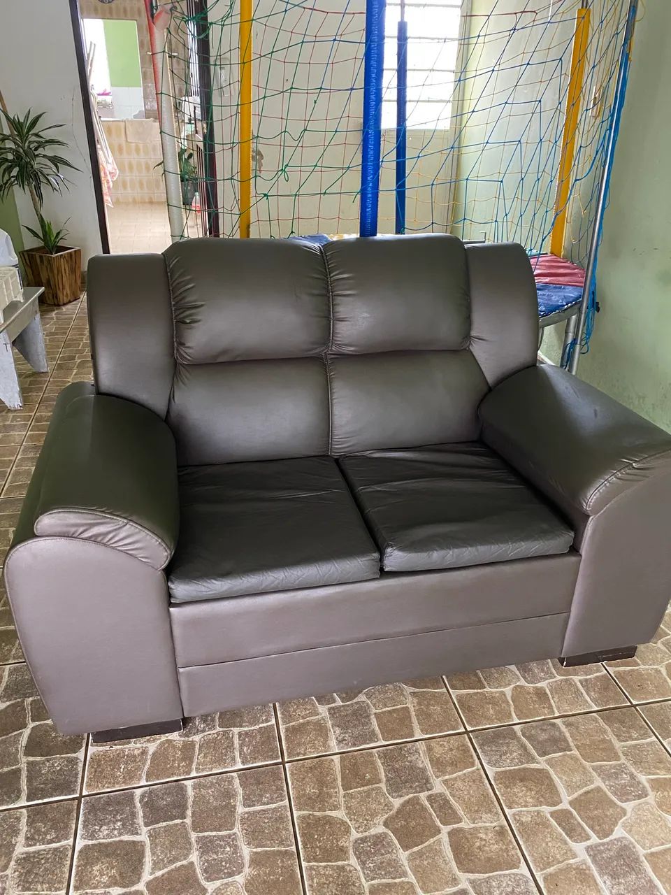 Leather fabric sofa64573908994946123