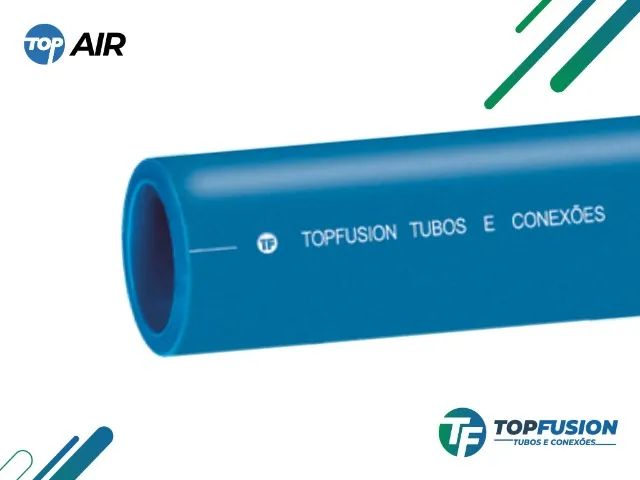 Tubo para rede de ar 32mm material PPR Top Fusion