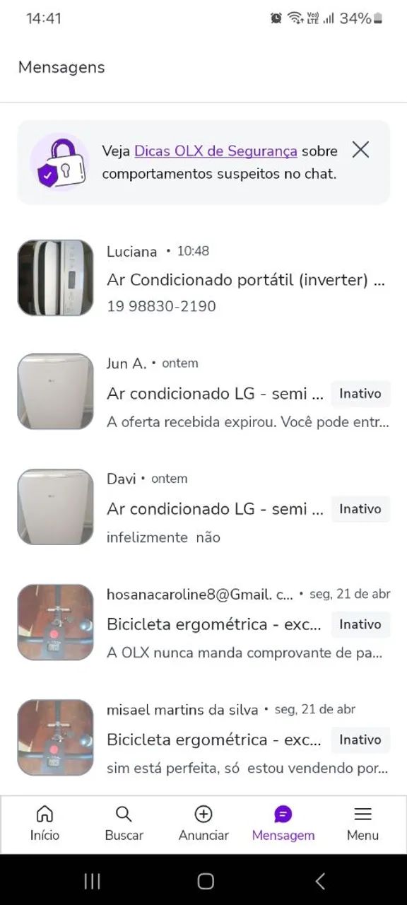 Ar Condicionado portátil (inverter) LG - Foto 2