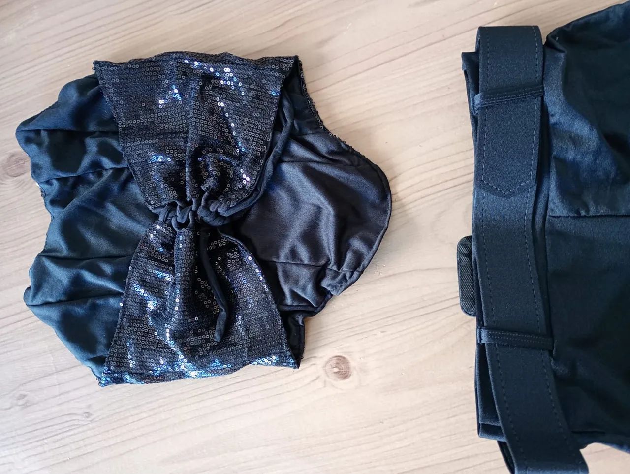 Conjunto Luxo para Noite: Corset de Paetê e Short - Foto 3
