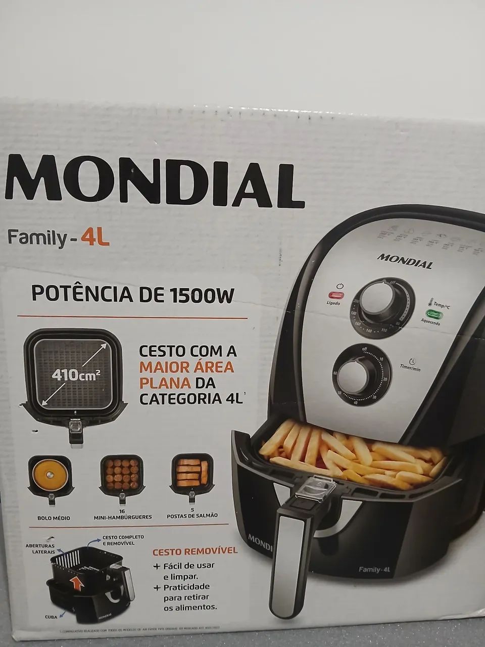 Air fryer 4 litros Mondial - Foto 4