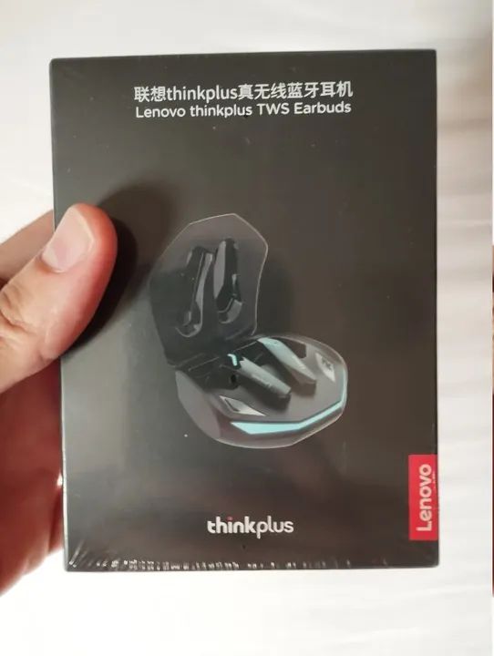 Fone De Ouvido Lenovo GM2 PRO Thinkplus Bluetooth 5.3 GAMER Branco Com Luz De Led Original - Foto 2