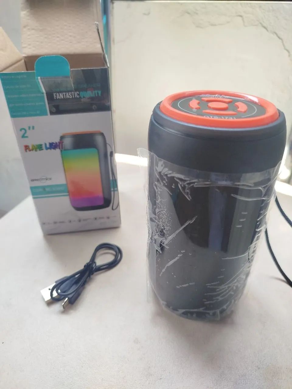 Caixinha de Som Bluetooth GREATNICE 14cm (PIX, DINHEIRO E CARTÃO) - Foto 3