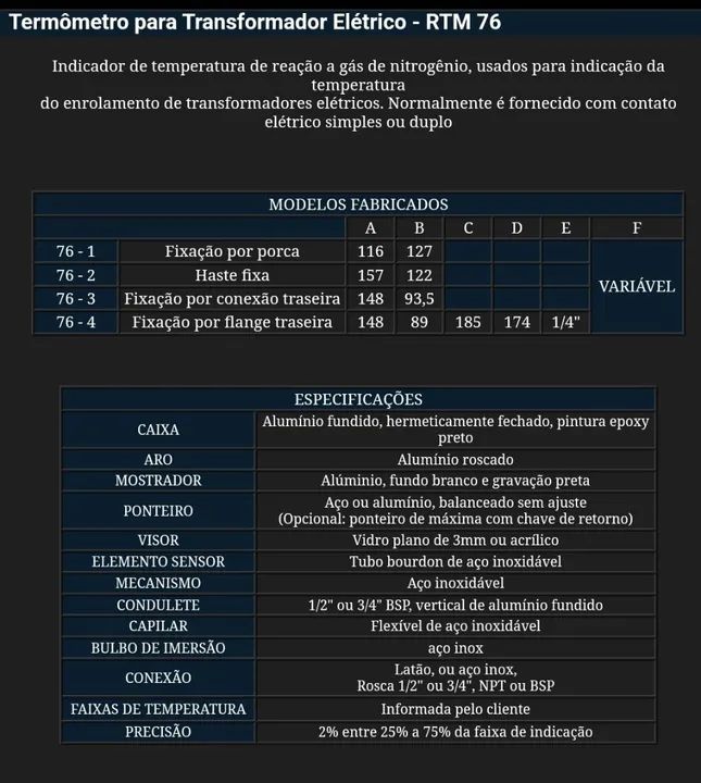 Termômetro Industrial - Foto 3