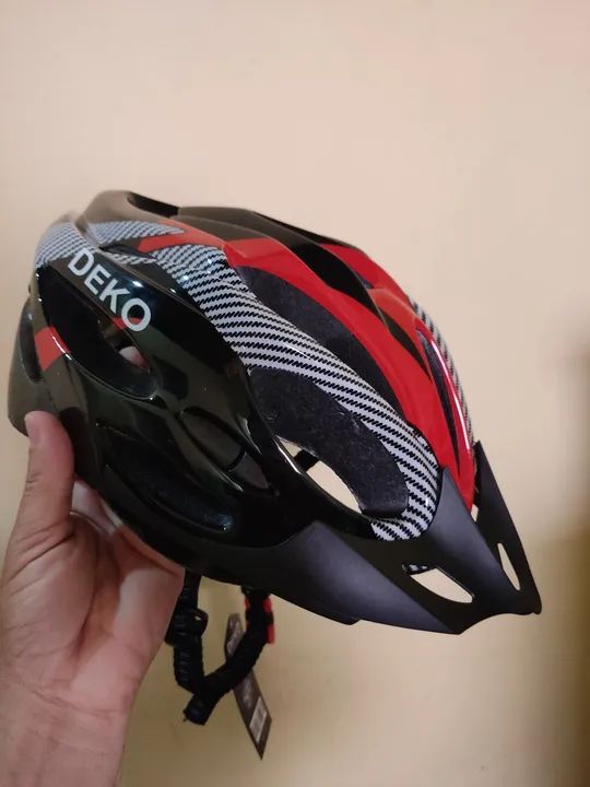 Capacete de Ciclismo com Sinalizador 