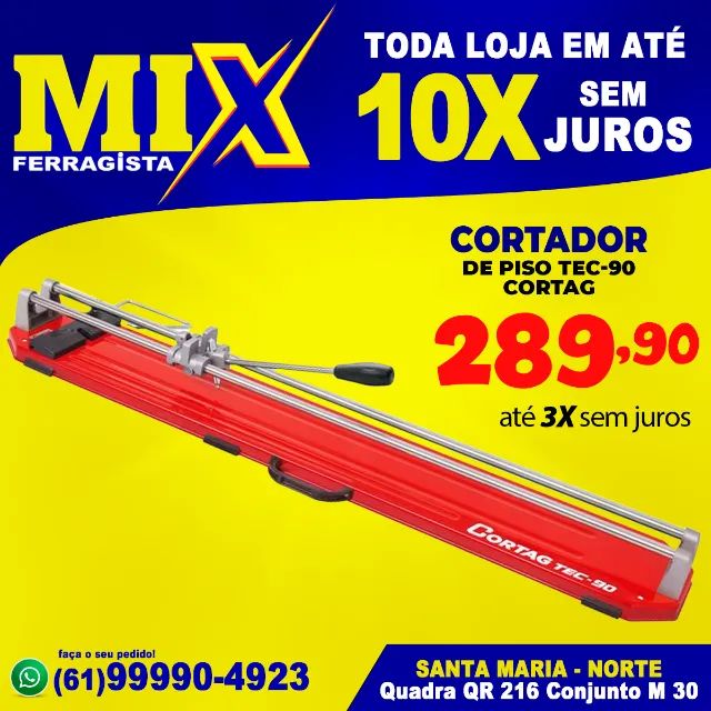 Cortador de Piso Azulejos TEC-90 Cortag