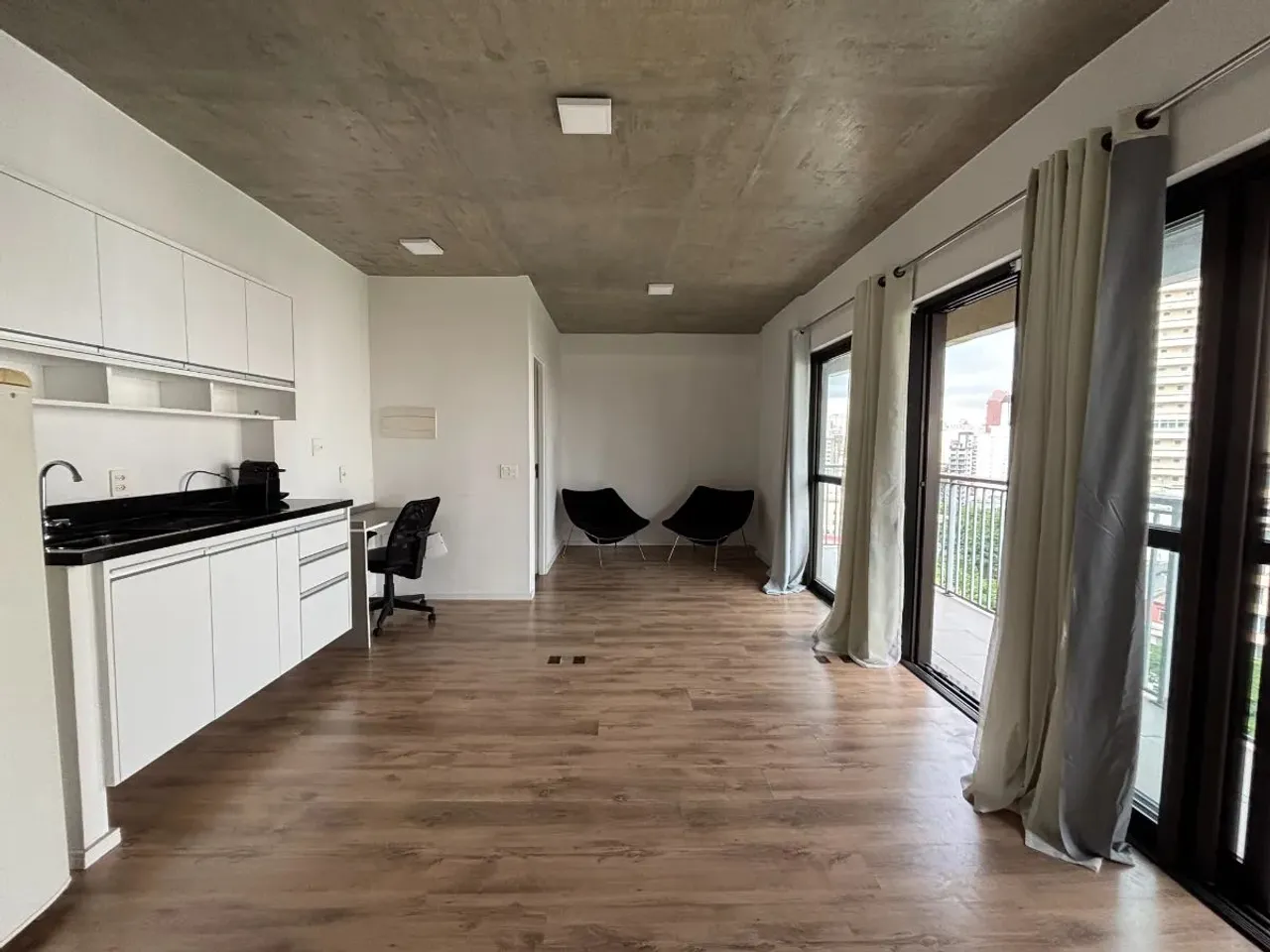 Studio para locação com 1 quarto, sendo 1 suíte, 44m²