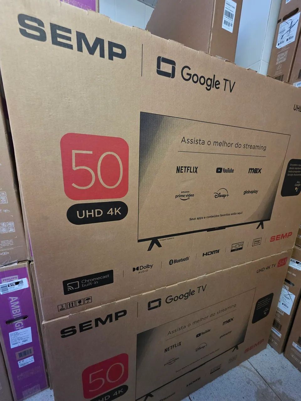 Smart TV Semp 50'' 4K UHD Google TV - Foto 2