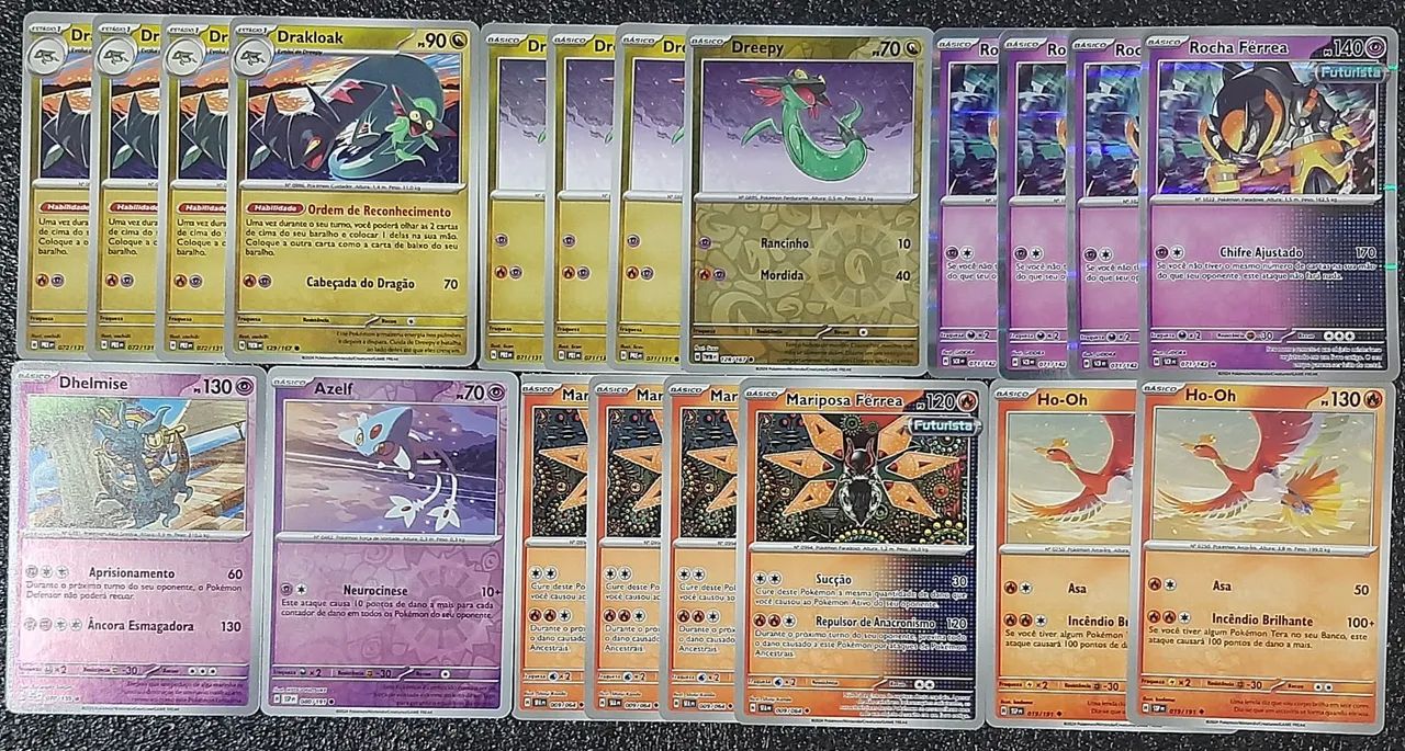 Deck drakloak cartas originais de pokémon