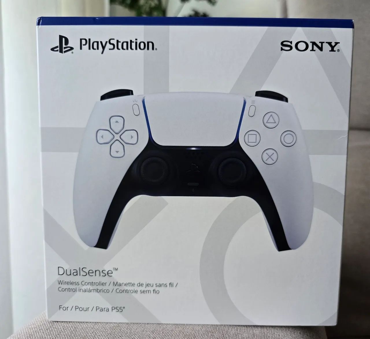 Controle Dualsense Playstation 5 Cor Branca Lacrado Original com nota fiscal e garantia 