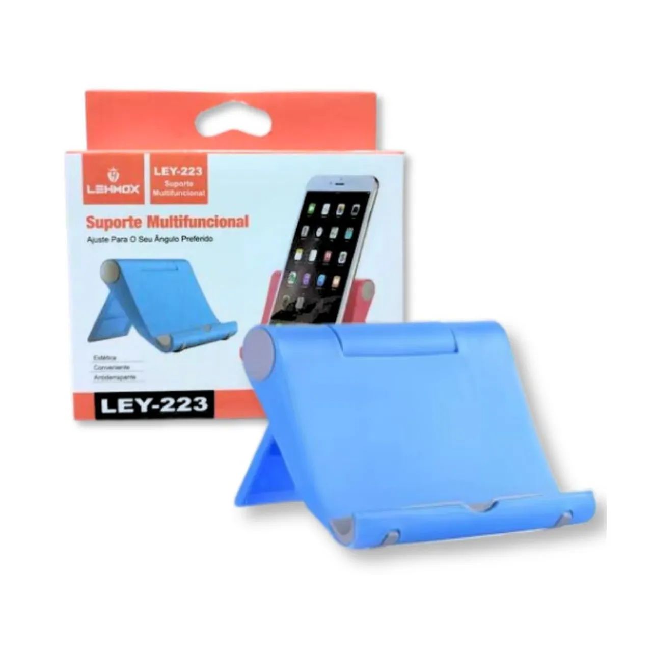 Suporte Dobrável de Mesa para Celular e Tablet - LEHMOX LEY-223 - Foto 4