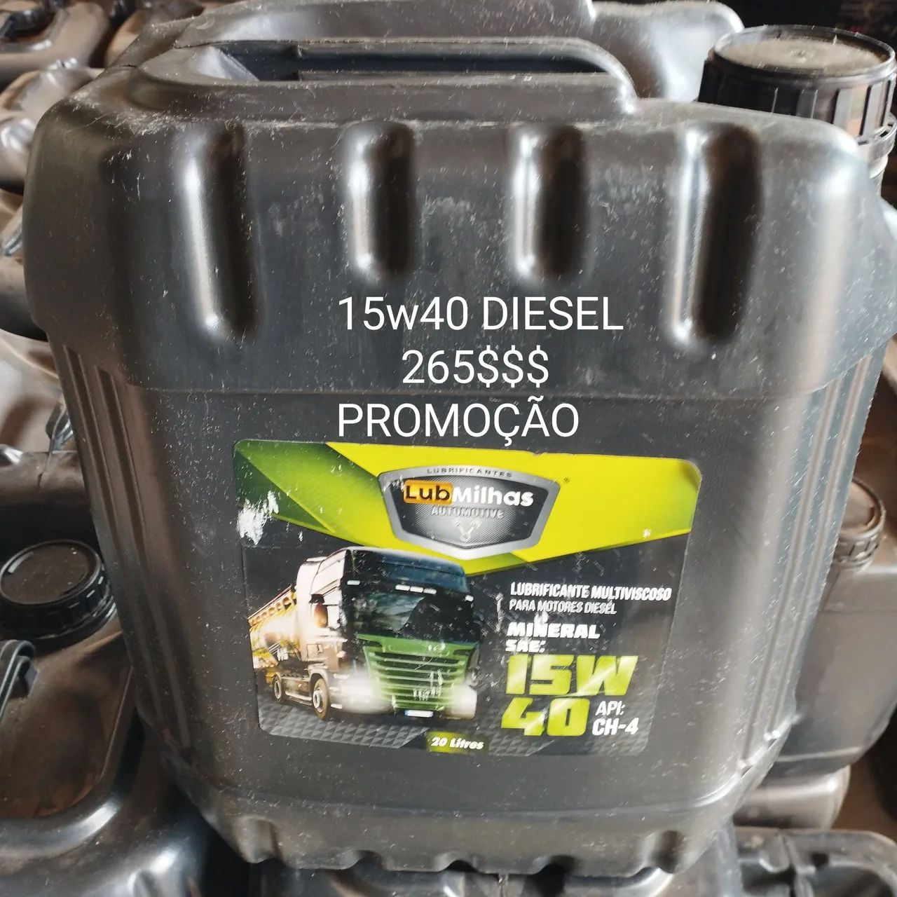 Óleo Lubrificante para Caminhões 15w40 Diesel - Lub Milhas