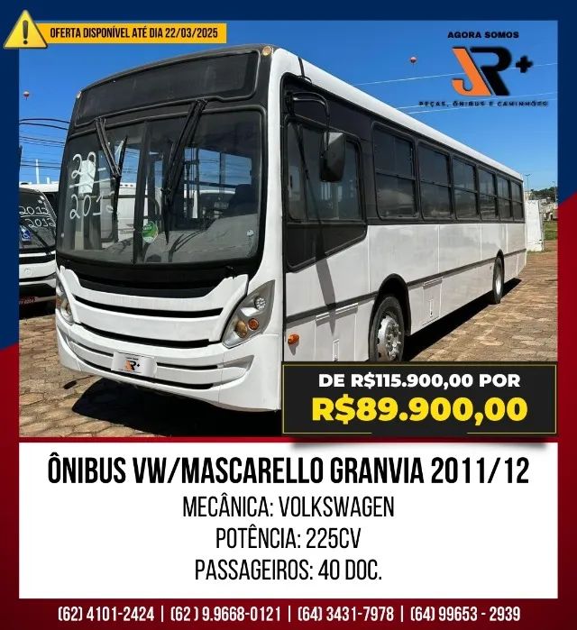 Ônibus Volkswagen Mascarello Granvia 2011/12