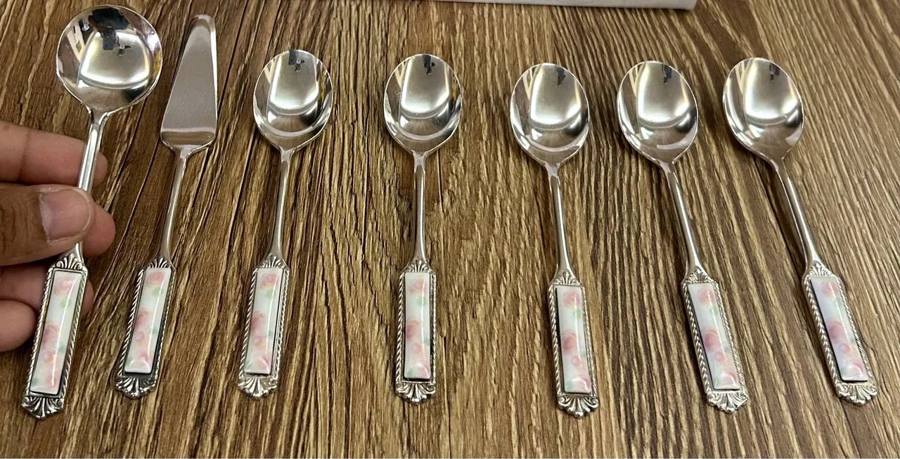 Conjunto de talheres antigos  - Foto 2