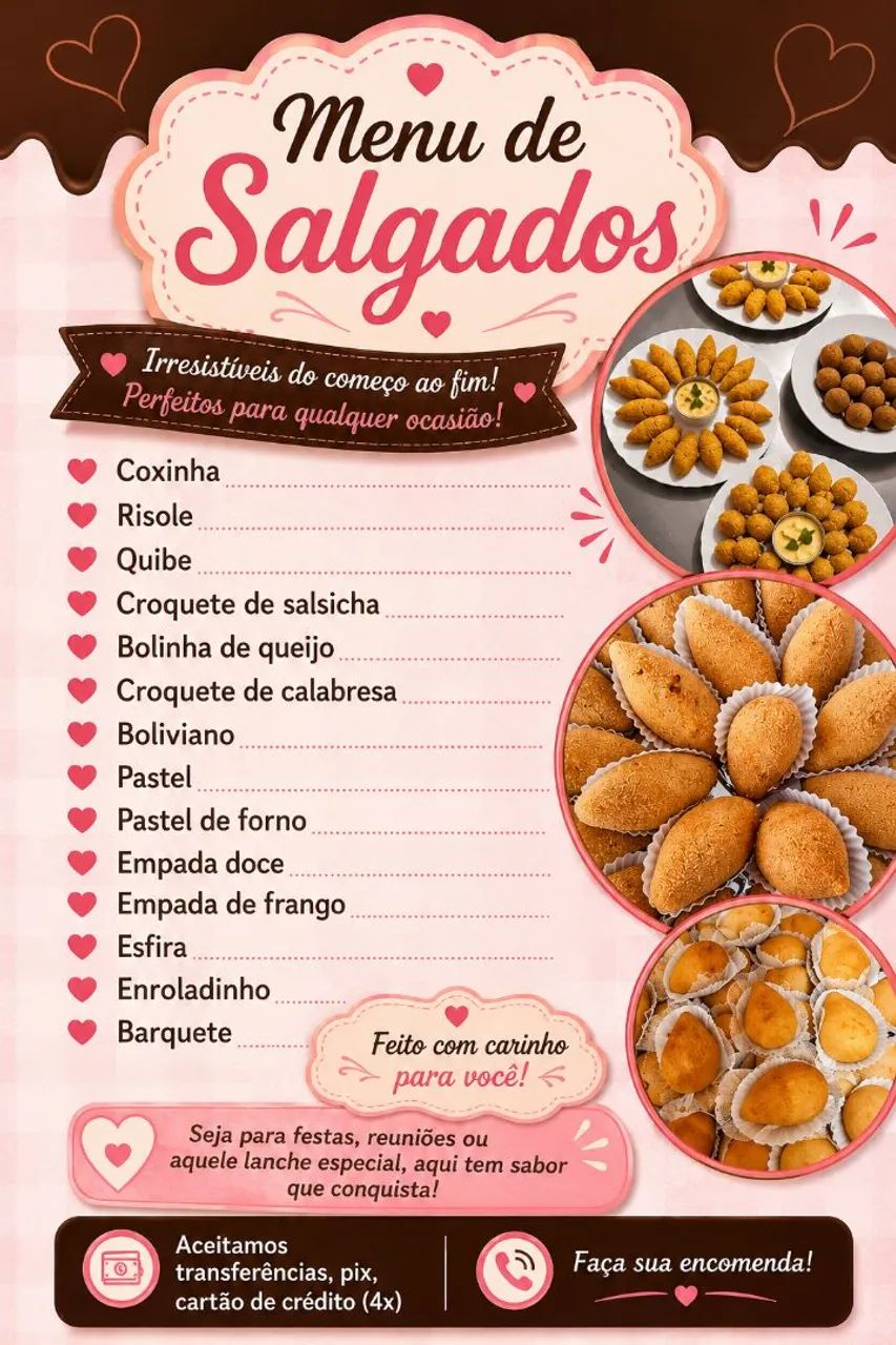 Salgados de festa 
