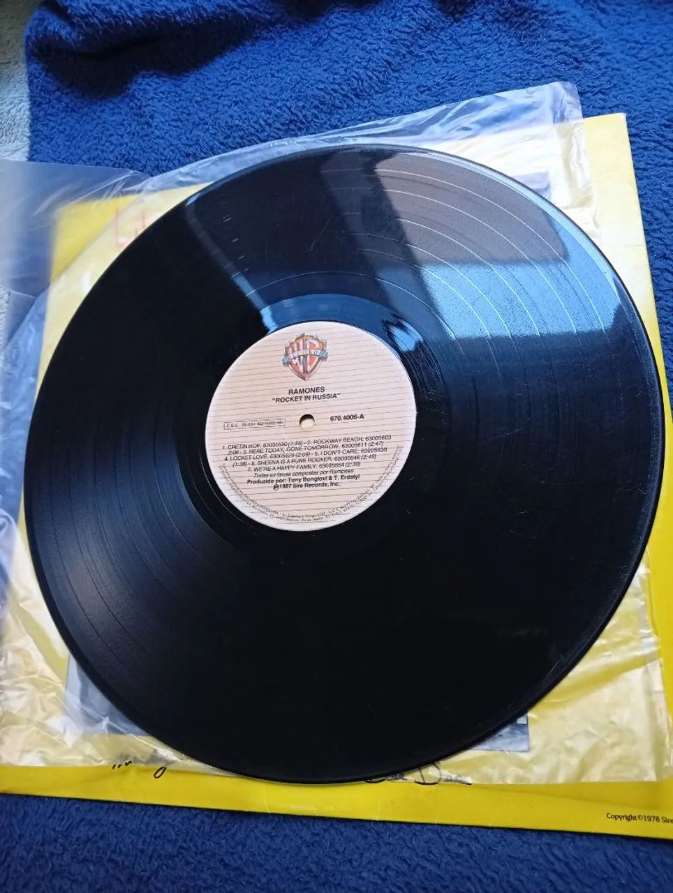 Lp ramones rocket to russia sem capa original vinil ramones Rocket to russia - Foto 2