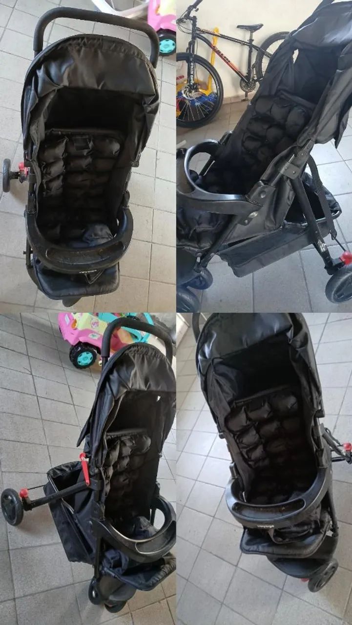 Carrinho de bebe e bebe conforto 