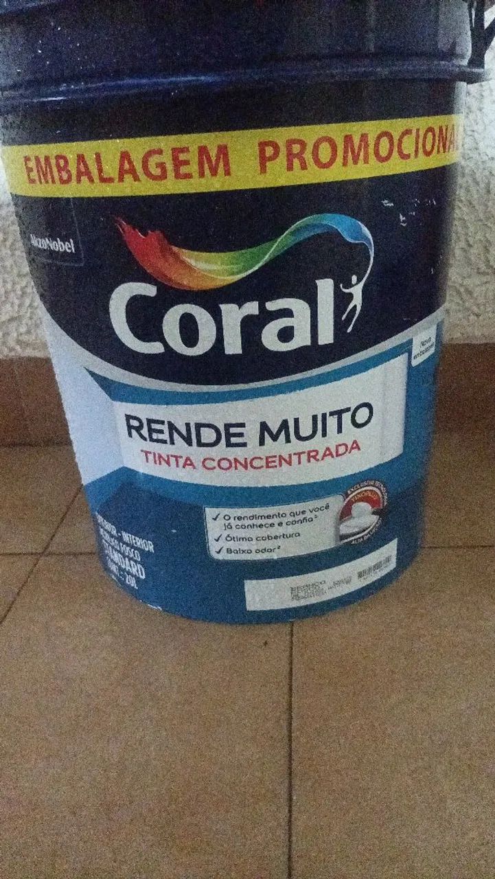 Rende muito coral branco Neve 20 litros 