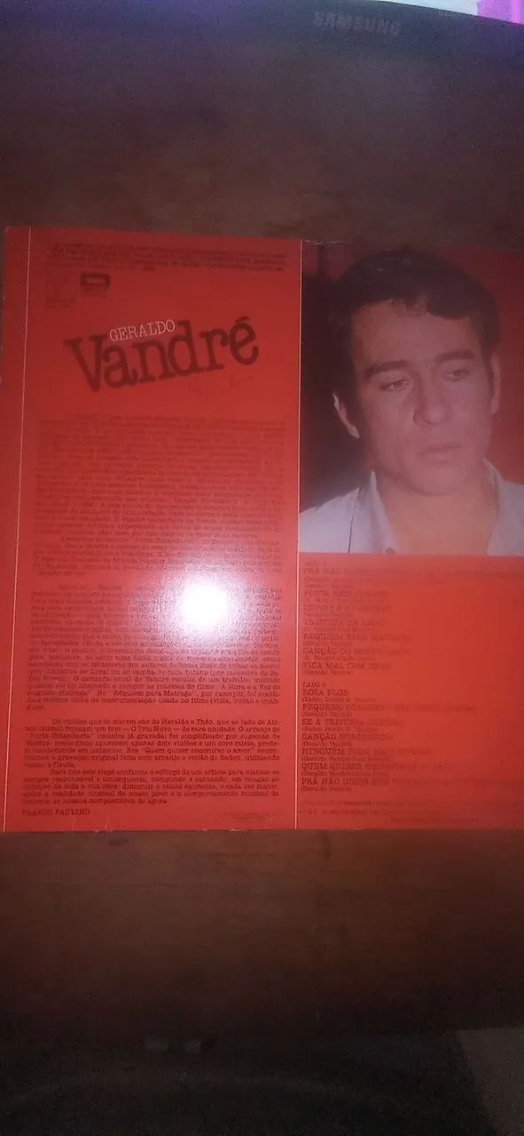 Disco vinil geraldo vandre - Foto 2
