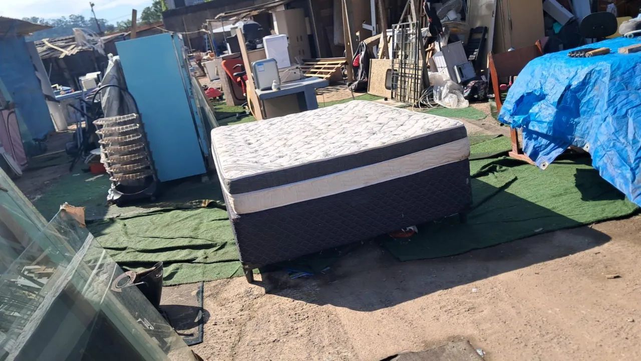 Cama box linda barato frete grátis Parcelamos  - Foto 3