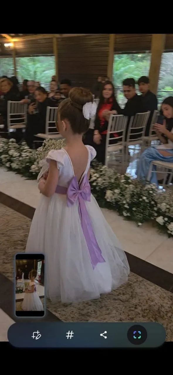 Vestido de Dama (daminha) - Foto 4