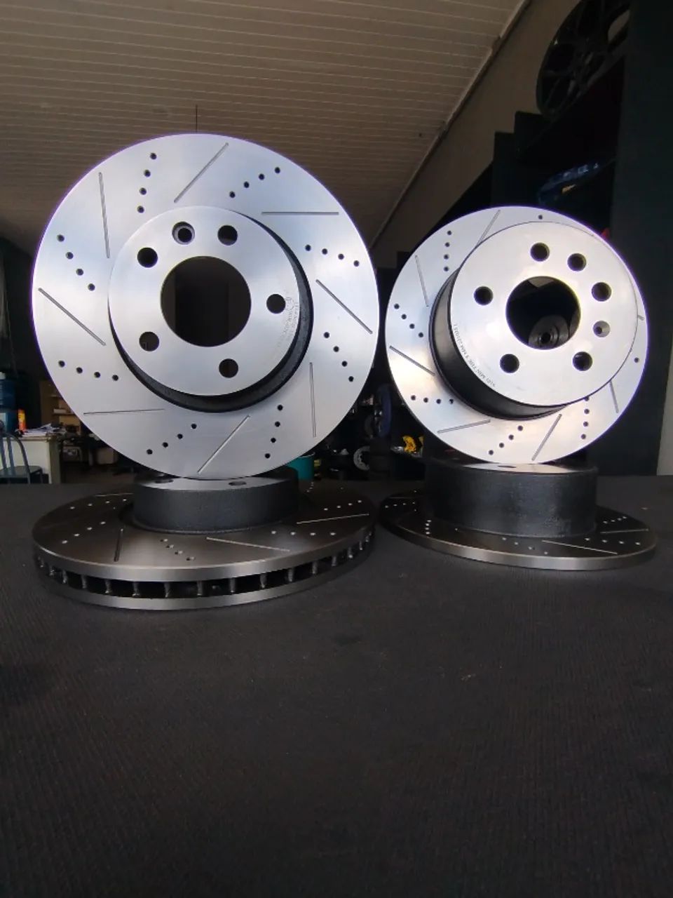 Kit discos frisados alta performance omega