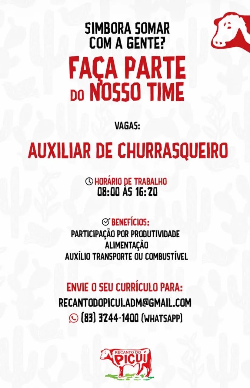 Vaga de emprego 