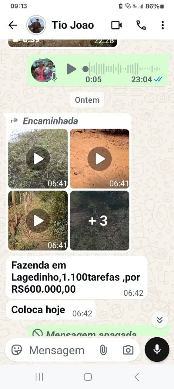 Fazenda em Lagedinho